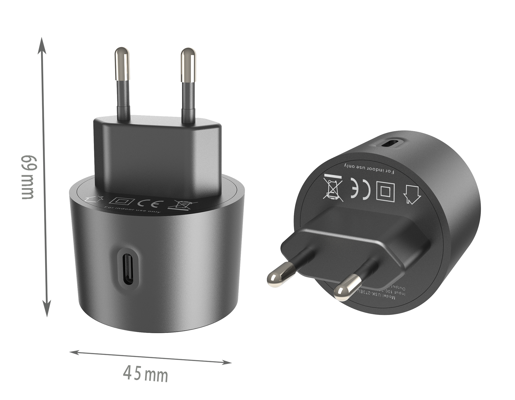 PD20W charger,1*USB-CF Port