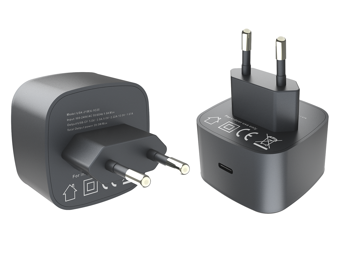 PD20W charger,1*USB-CF Port