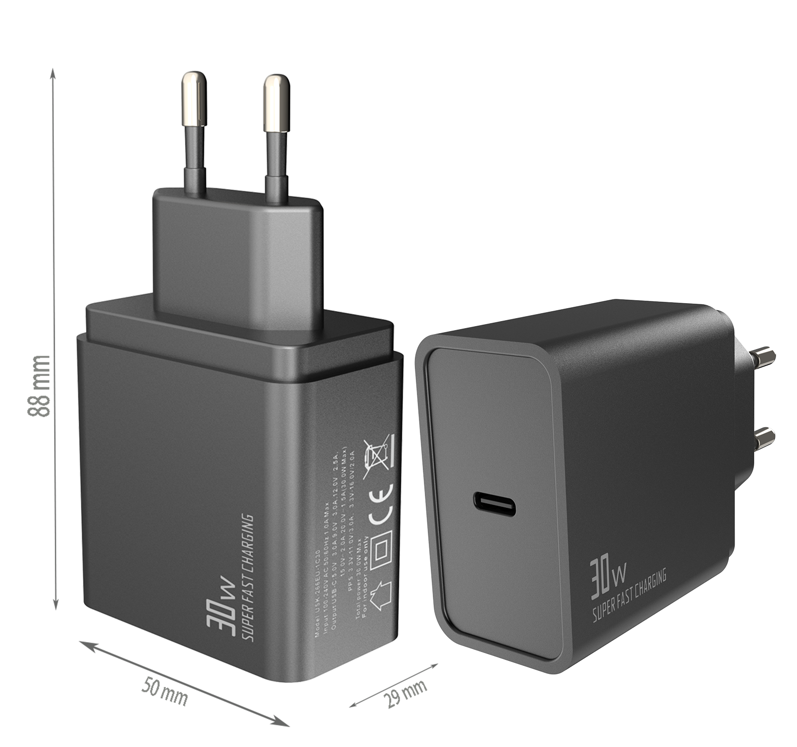 PD30W charger,1*USB-CF Port